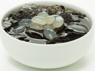 Grass Jelly with Attap Seed